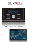 Double PC de voiture de l'androïde 2,3 DIN, voiture universelle DVD DV de moniteur d'écran tactile d'Indash 2 DIN