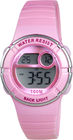 Montres de Digital de femmes d'ABS/montres sportives rondes, fonction d'alarme de chronographe