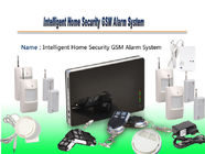 Alarme à la maison futée sans fil de GSM, système d'alarme intelligent de la sécurité à la maison GSM, système d'alarme