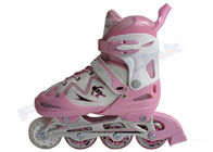Patins de rouleau réglables à quatre roues de quadruple pour des enfants et des enfants, chaussures de patinage de rouleau de filles