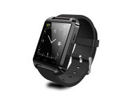 Compagnon noir de Bluetooth de la montre-bracelet U8 pour le bracelet androïde d'IOS Samsung Mp3