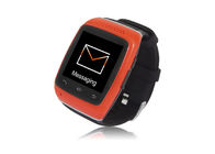 Mp3 noir montre-bracelet de Bluetooth de 1,54 pouces pour Iphone et téléphone androïde