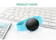 Montre-bracelet de Bluetooth de montre d'U, noir de Bluetooth 3,0 de bracelet de silicium de la montre UU de téléphone de Bluetooth