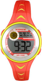 Montres de Digital des femmes antistatiques de mode avec la lumière KU de dos d'EL