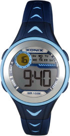 Montres de Digital des femmes antistatiques de mode avec la lumière KU de dos d'EL
