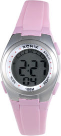 Montre de montres de Wateproof Digital de quartz d'enfants/de monsieurs de chiffre acier inoxydable