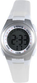Montre de montres de Wateproof Digital de quartz d'enfants/de monsieurs de chiffre acier inoxydable