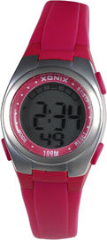 Montre de montres de Wateproof Digital de quartz d'enfants/de monsieurs de chiffre acier inoxydable