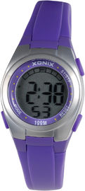 Montre de montres de Wateproof Digital de quartz d'enfants/de monsieurs de chiffre acier inoxydable