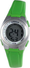 Montre de montres de Wateproof Digital de quartz d'enfants/de monsieurs de chiffre acier inoxydable