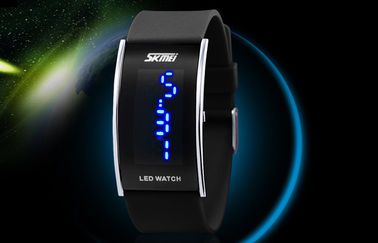 Résistant à l'eau unisexe d'atmosphère de la montre-bracelet 3 de la bande LED Digital d'unité centrale