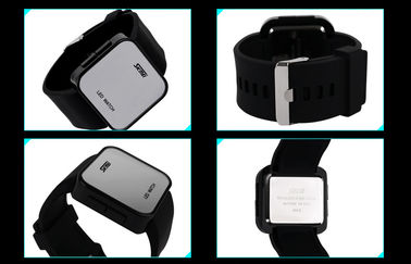 Résistant à l'eau rose d'atmosphère de la montre-bracelet 1 de la caisse LED d'ABS de montre de Wommens Digital