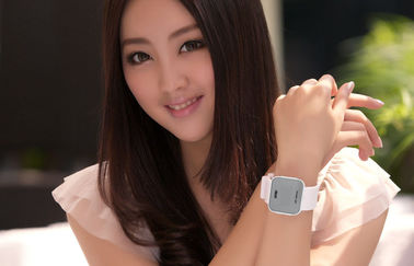 Résistant à l'eau rose d'atmosphère de la montre-bracelet 1 de la caisse LED d'ABS de montre de Wommens Digital