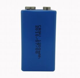 Batterie du détecteur de fumée CR9V 1200mAh 9.0V Li-mno2 de haute énergie qui respecte l'environnement