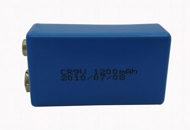 Batterie du détecteur de fumée CR9V 1200mAh 9.0V Li-mno2 de haute énergie qui respecte l'environnement
