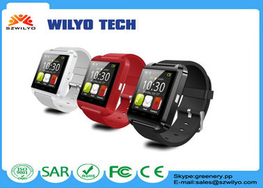 Compagnon noir de Bluetooth de la montre-bracelet U8 pour le bracelet androïde d'IOS Samsung Mp3
